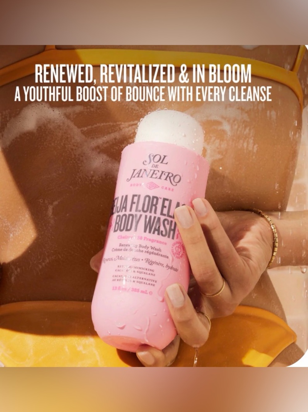 Sol de Janeiro Pink Body Wash with Tropical Scent